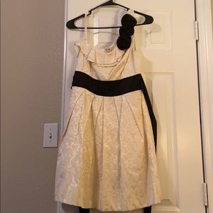 One Shoulder Rose Dress